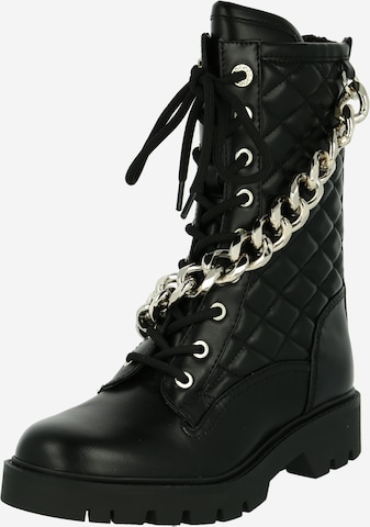 Bottes à lacets 'Riplei' GUESS en noir : devant