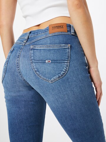 Tommy Jeans - Skinny Calças de ganga 'Sophie' em azul