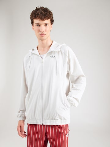 Veste mi-saison 'Trefoil Essentials' ADIDAS ORIGINALS en gris : devant