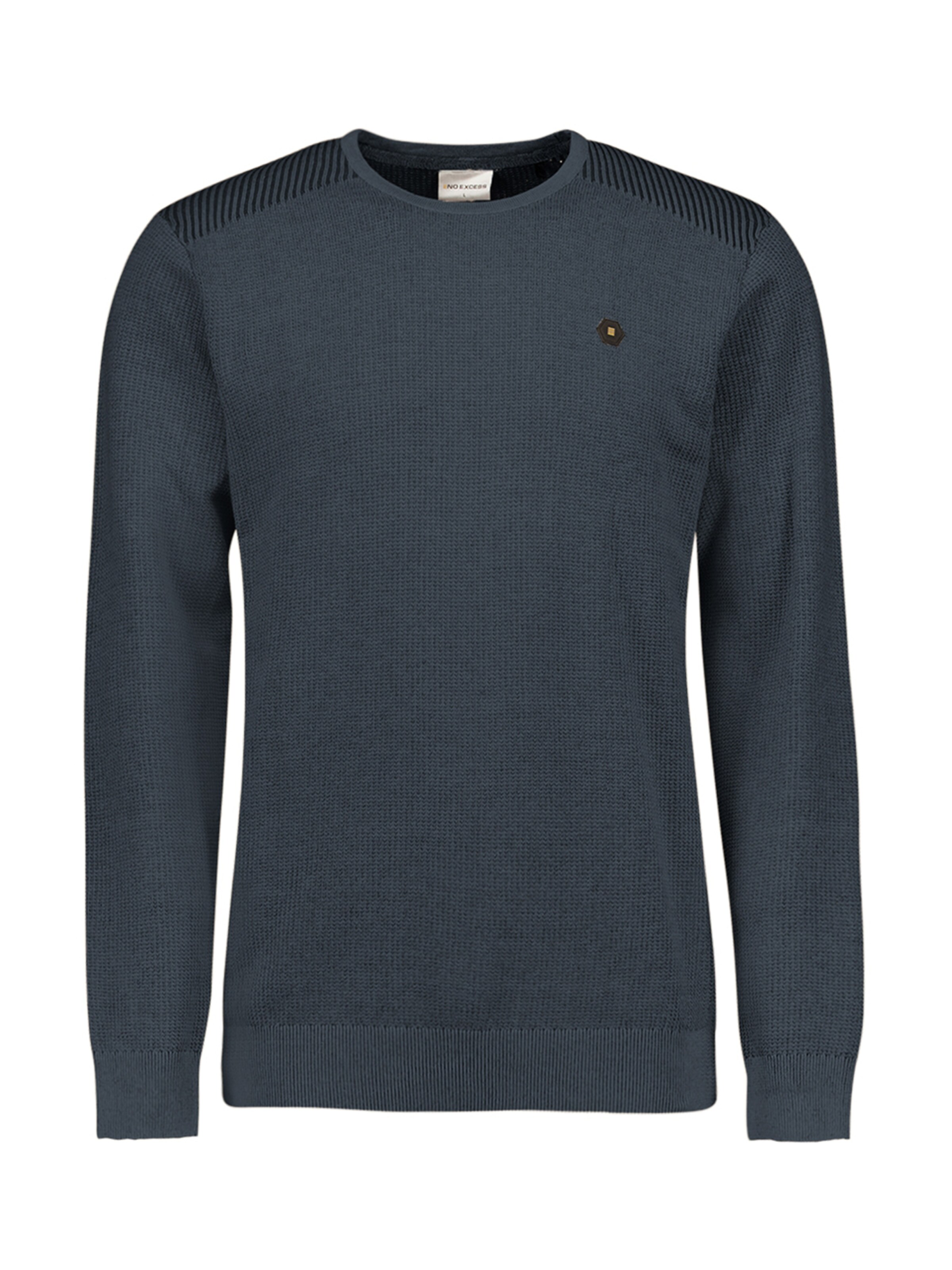 No Excess Pullover in Blau: Vorderseite