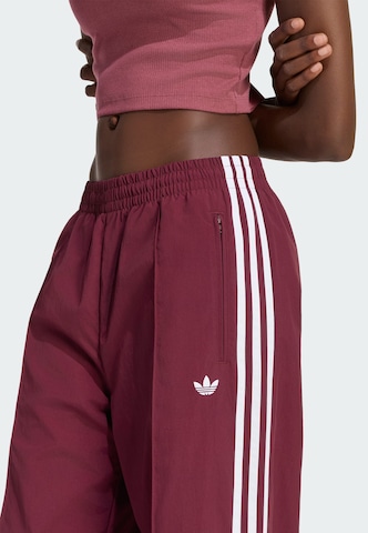 ADIDAS ORIGINALS Wide Leg Hose 'Firebird' in Rot