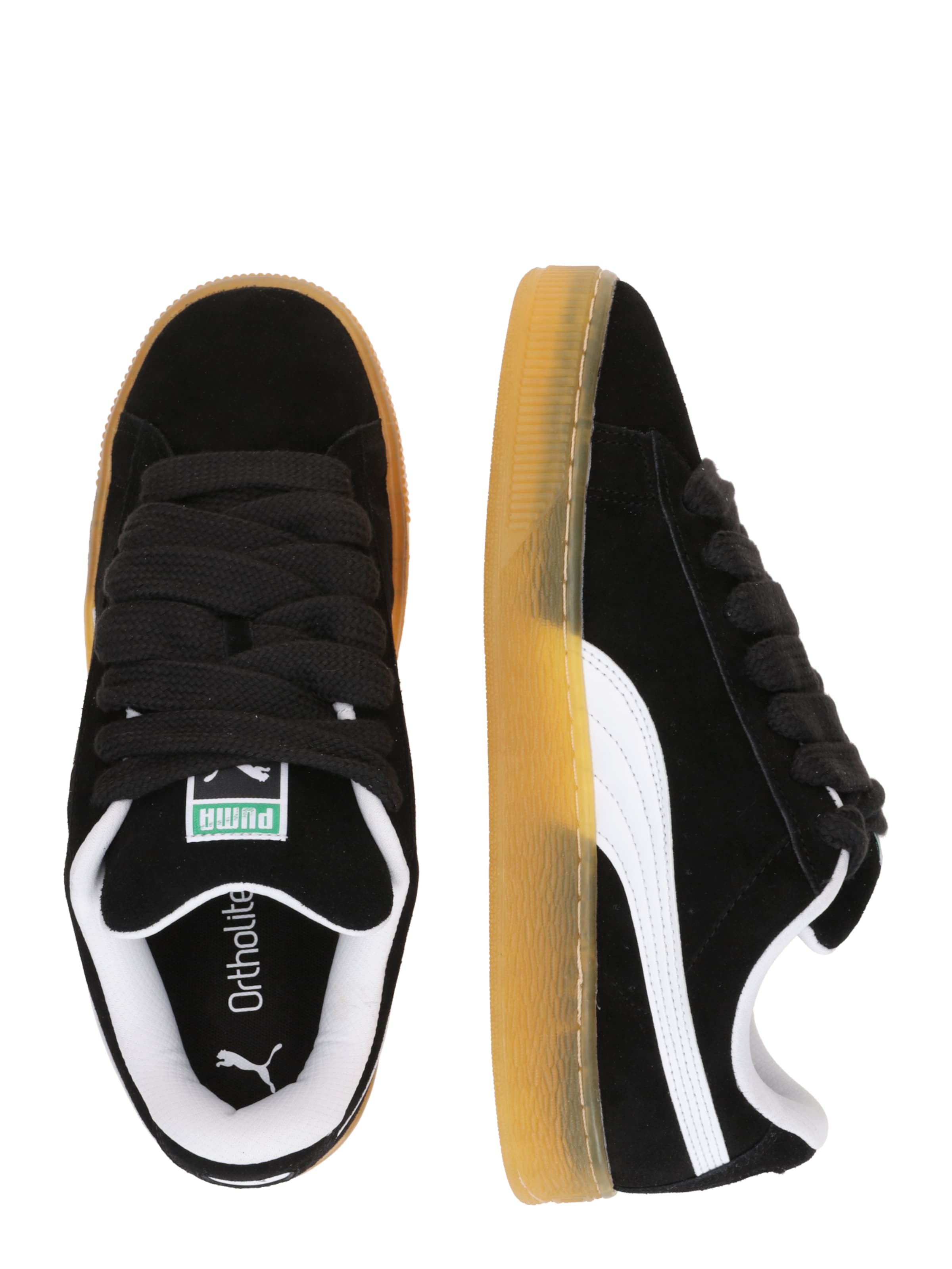 PUMA Σνίκερ χαμηλό 'Suede XL Dark Risk' σε μαύρο