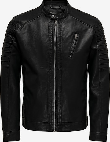 Only & Sons Between-Season Jacket 'Orlando' in Black: front