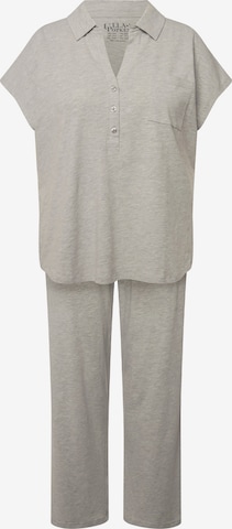 Pyjama Ulla Popken en gris : devant