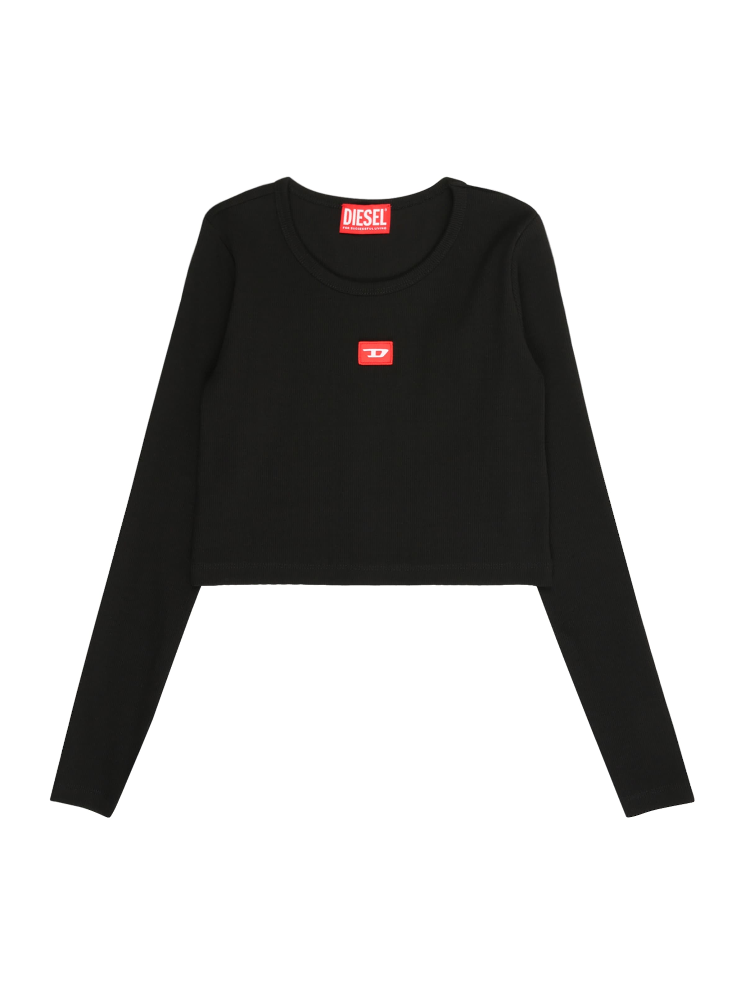 Tricou de la DIESEL pe negru: față