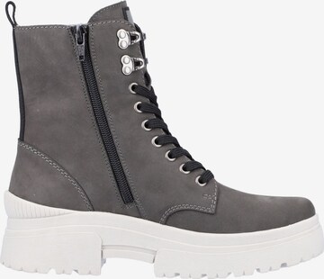 Rieker EVOLUTION Lace-Up Ankle Boots in Grey