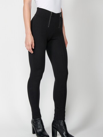 Skinny Pantalon KOROSHI en noir