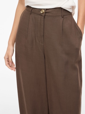 Wide Leg Pantalon 'VIWinnie' VILA en marron