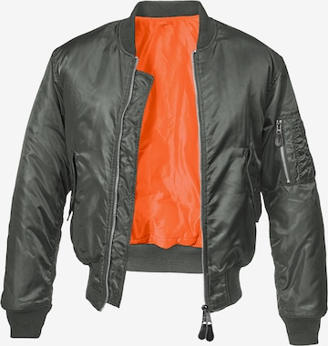 Brandit Демисезонная куртка в Серый: спереди