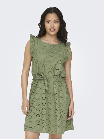 Robe JDY en vert : devant