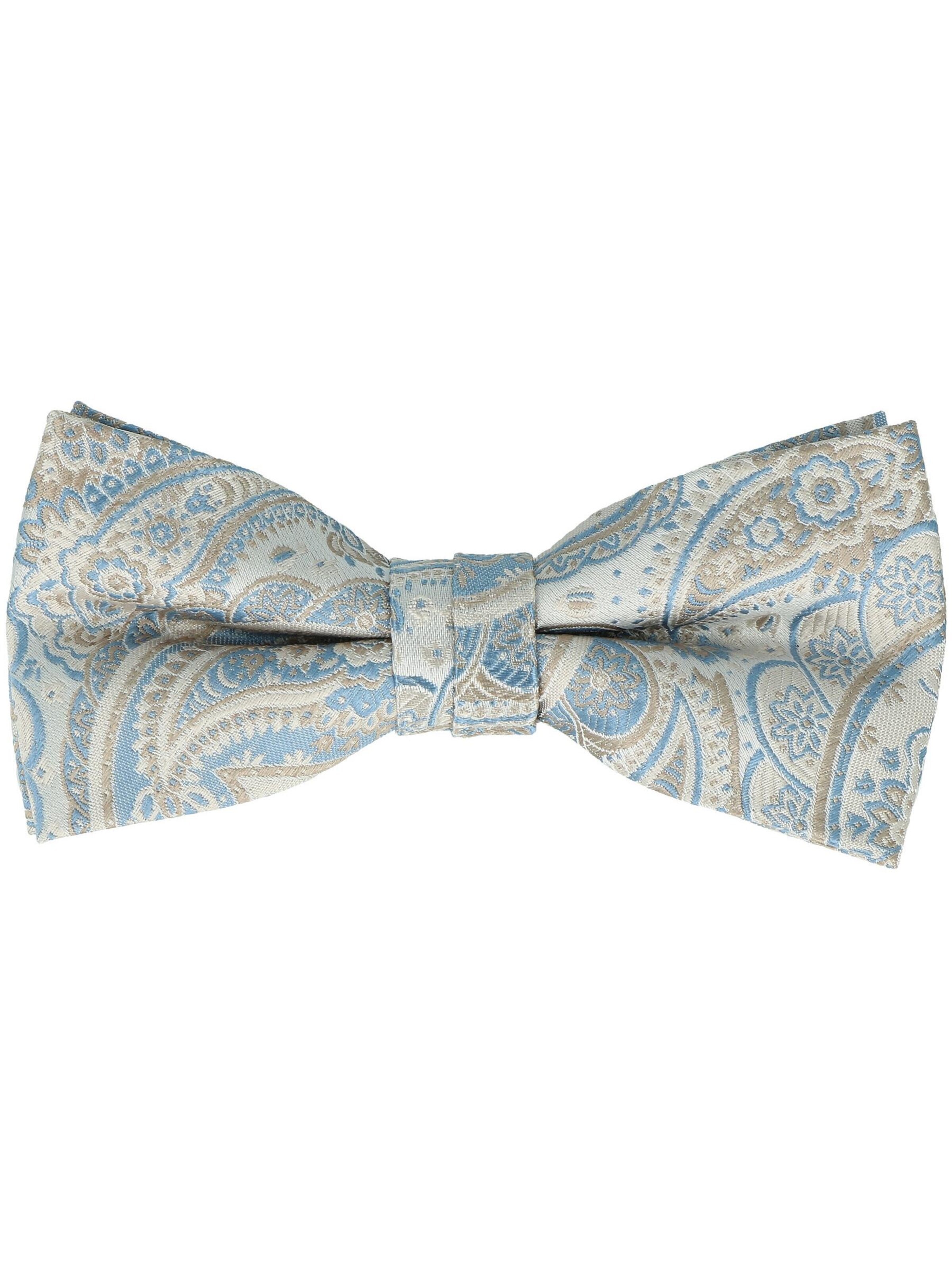 WILLEN Bow Tie 'Set Paisley' in Beige