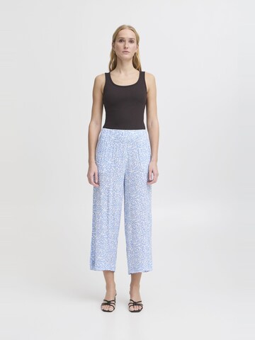 ICHI Loose fit Trousers ' IHMARRAKECH ' in Blue