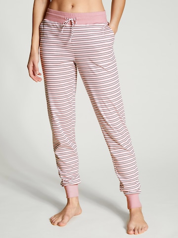 CALIDA Pyžamové kalhoty – pink: přední strana