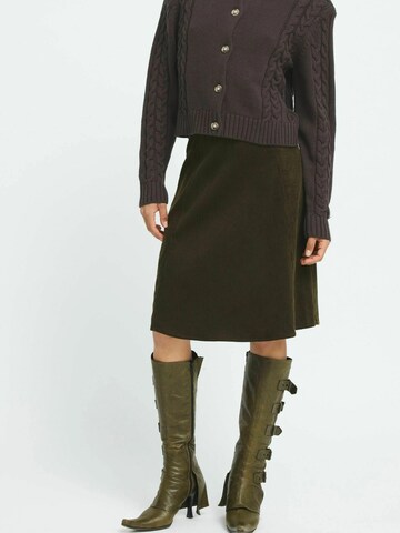 Gonna 'Dustin' di Résumé in verde: frontale