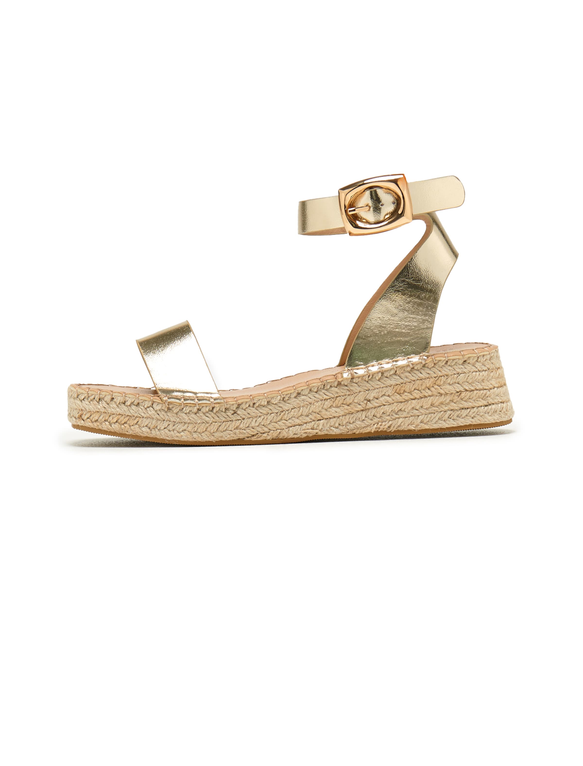 South Beach Sandal in Gold