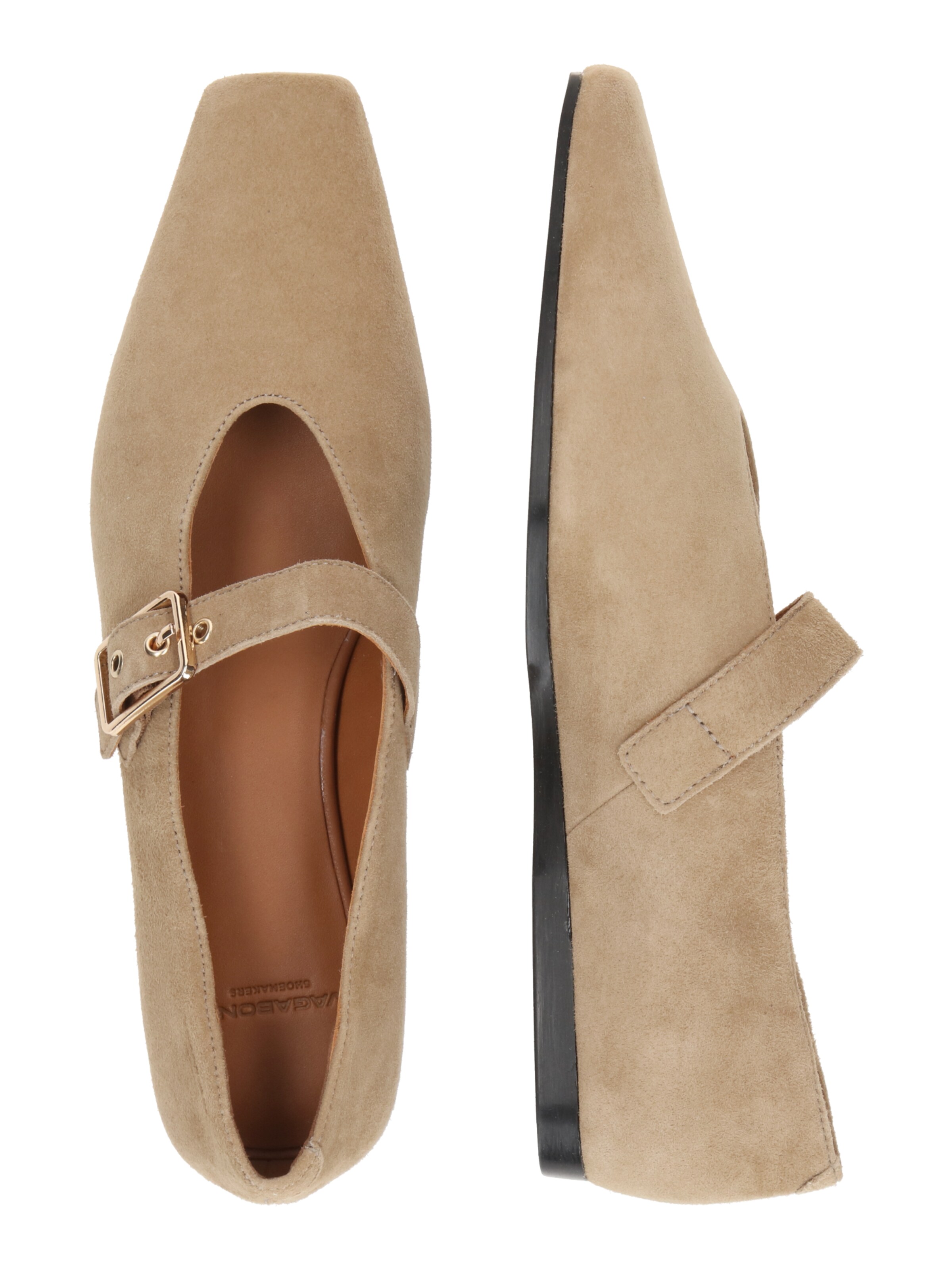 VAGABOND SHOEMAKERS Балерини 'WIOLETTA' в кафяво