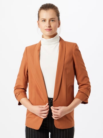 PIECES Blazer 'PCBOSELLA' in Braun: predná strana