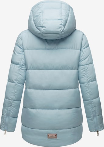 NAVAHOO Zimná bunda 'Wattewölkchen' - Modrá