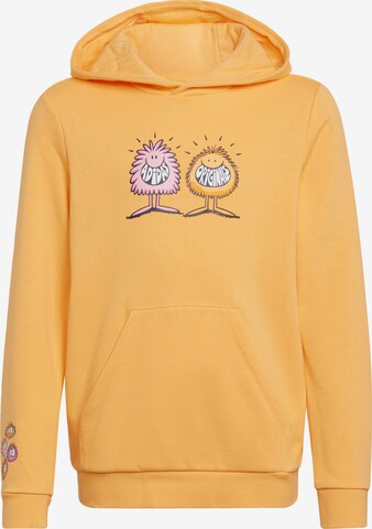 ADIDAS ORIGINALS Sweatshirt in Orange: front