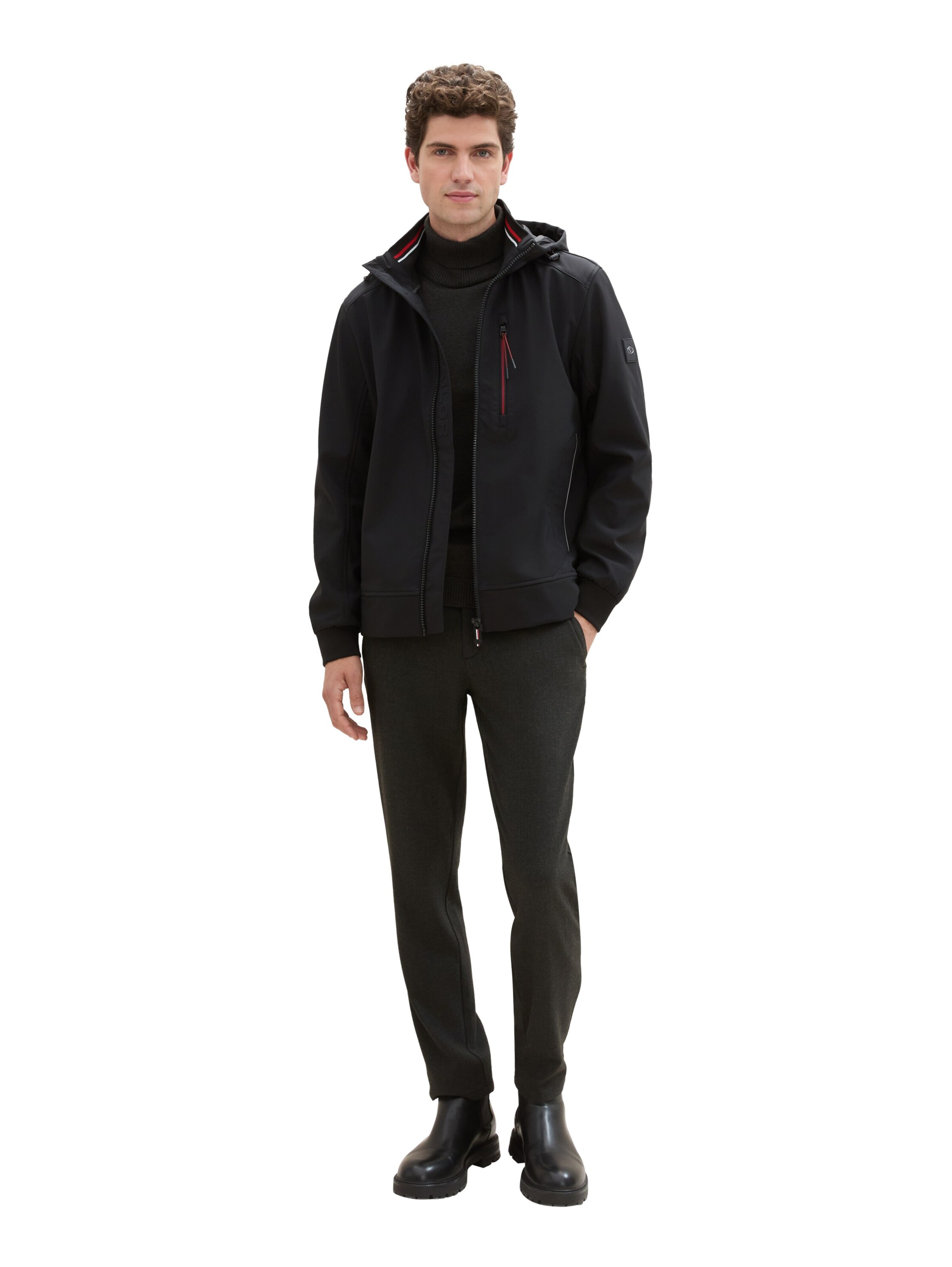 TOM TAILOR Jacke in Schwarz