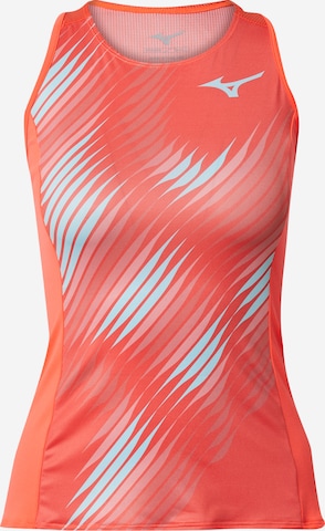 MIZUNO Sports top in Orange: front