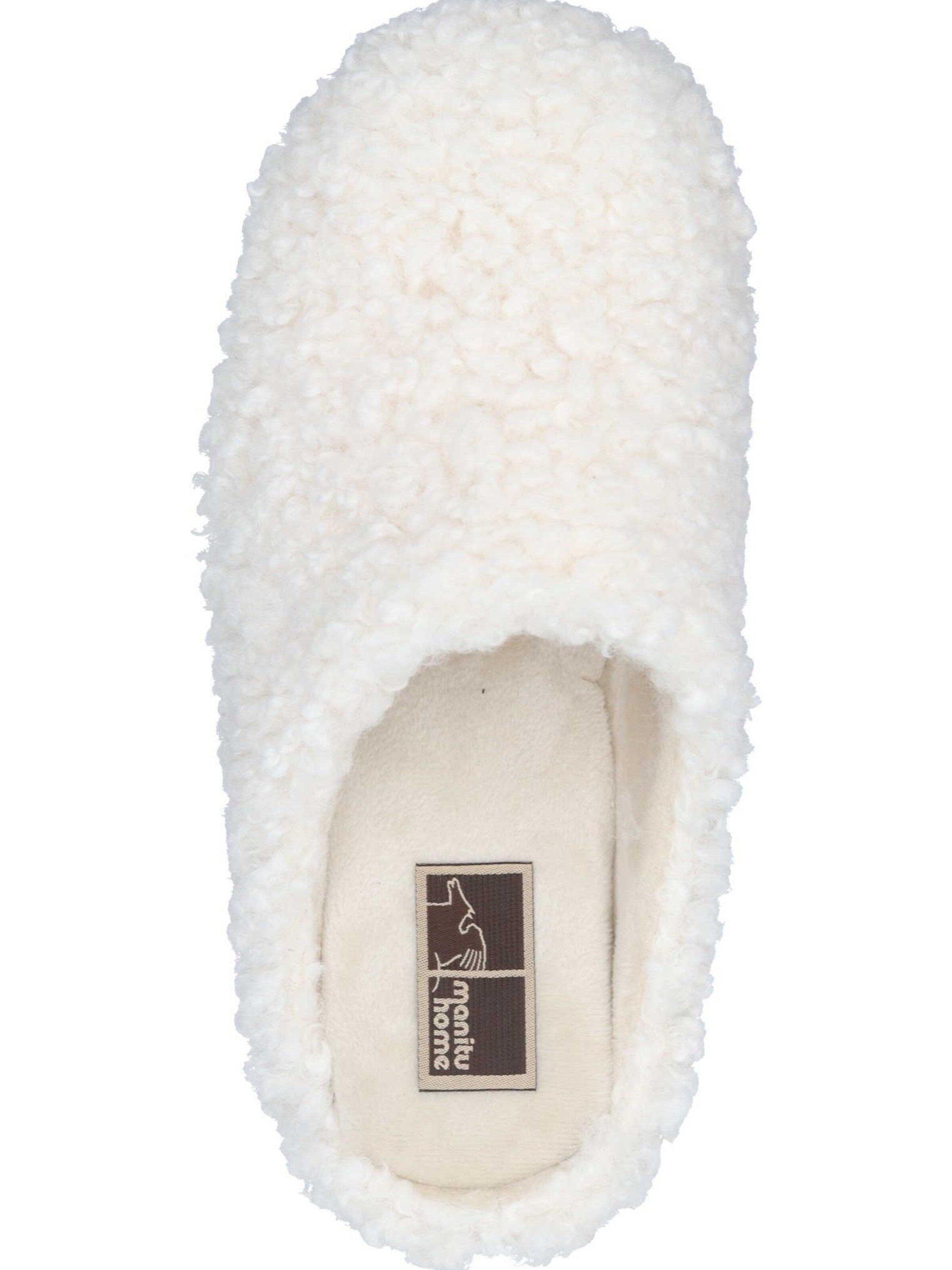 Manitu-Home Slippers in White