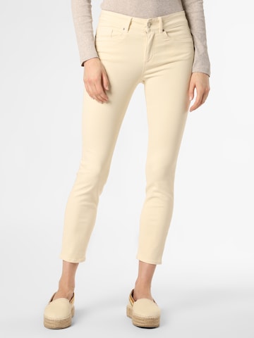 BRAX Skinny Jeans 'Ana S' in Geel: voorkant