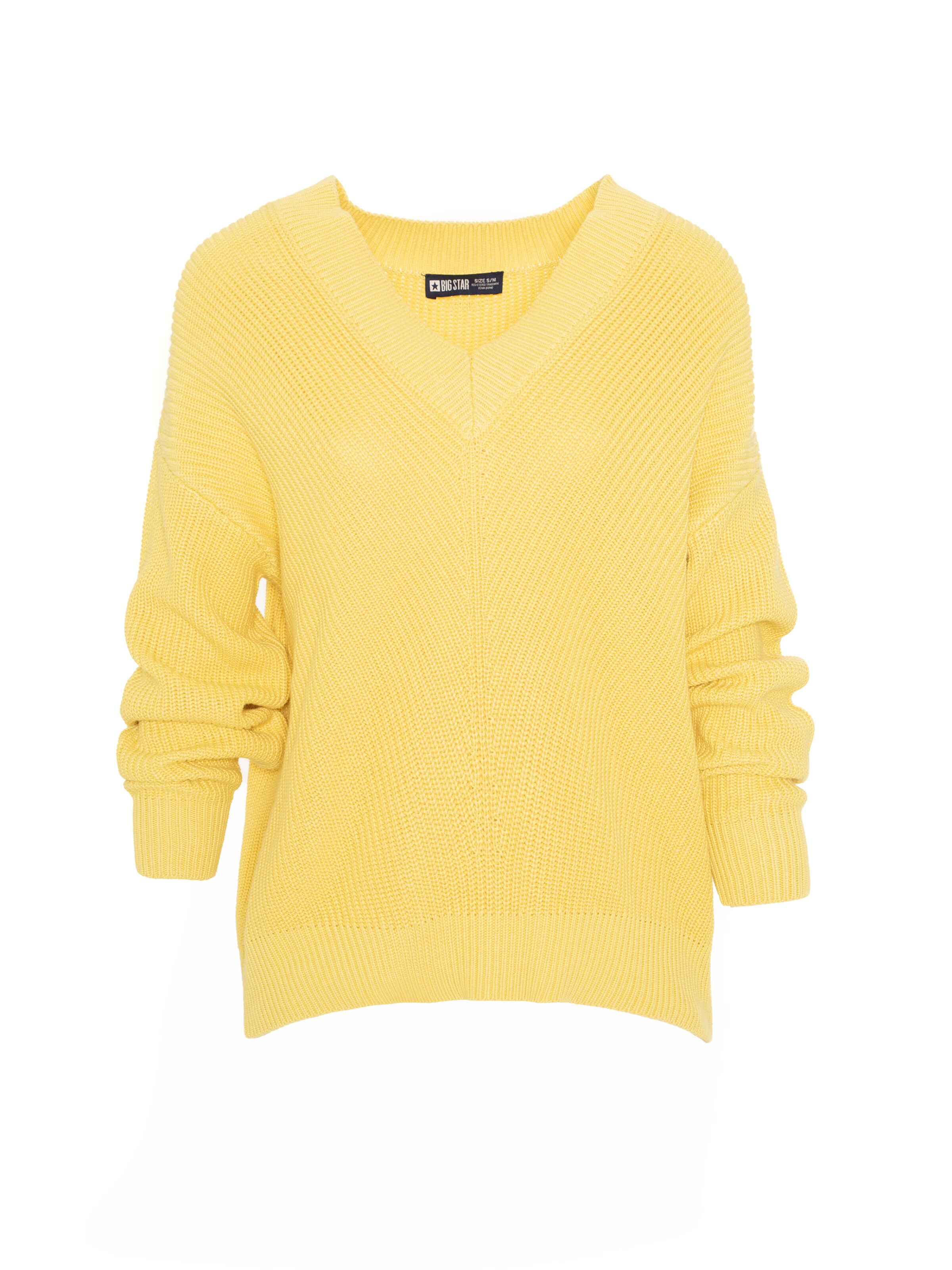 Pullover 'Cynthiana' di BIG STAR in giallo: frontale