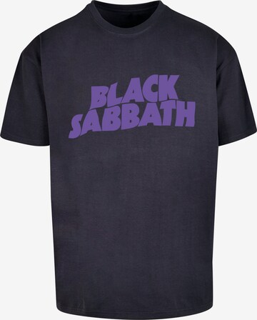 F4NT4STIC Shirt 'Black Sabbath' in Blauw: voorkant
