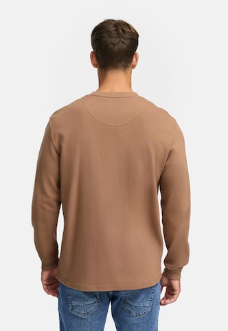 INDICODE JEANS Sweatshirt in Brown