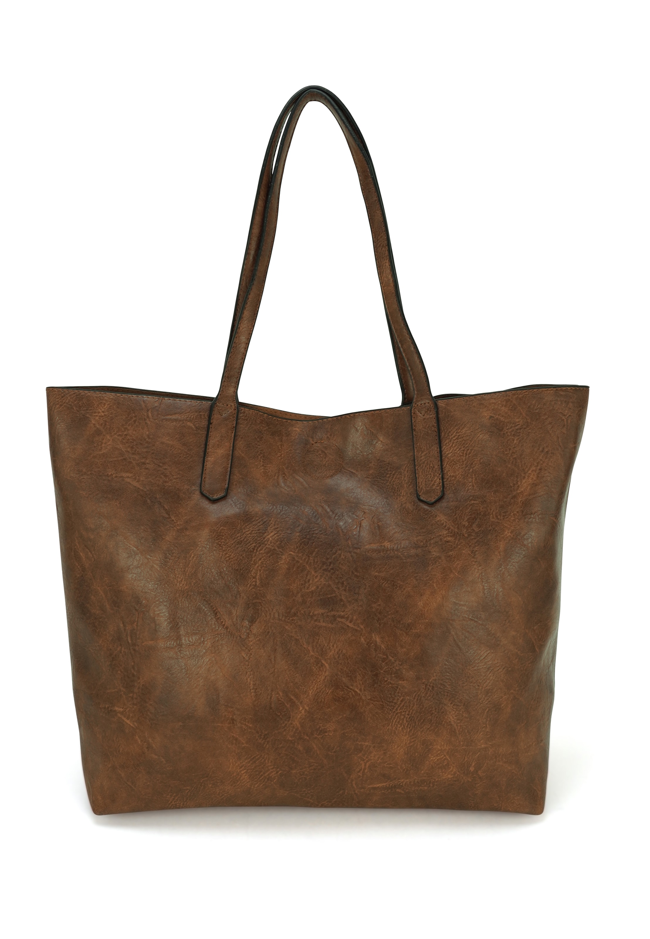 HARPA Shopper in Brown: front