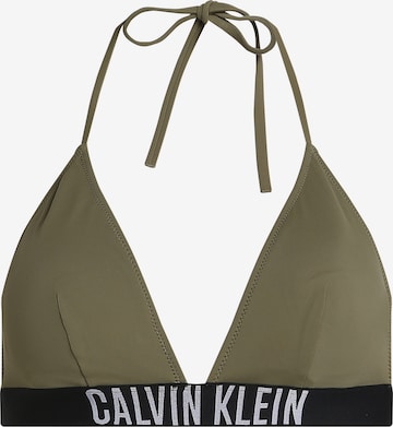 Calvin Klein Swimwear Верх бикини в Зеленый: спереди