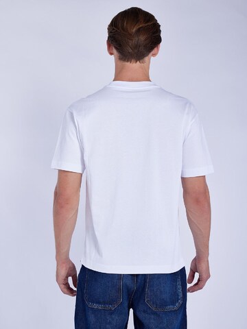 T-Shirt Goldgarn en blanc
