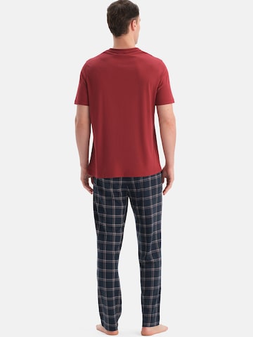 Pyjama long Dagi en rouge