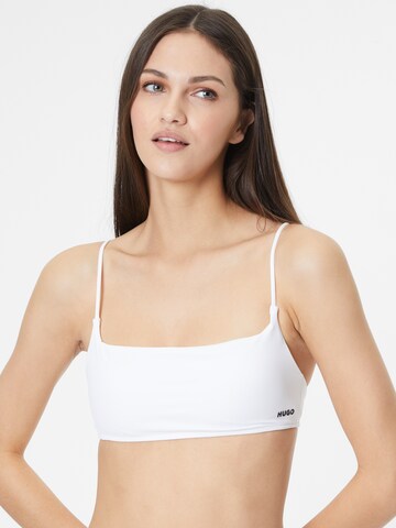 HUGO Bikini Top in White: front
