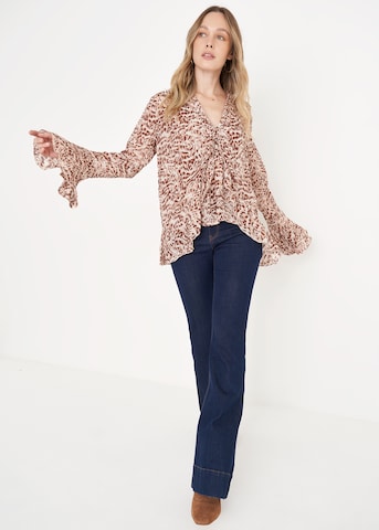 Wide Leg Jean 'Drud' Camomilla en bleu