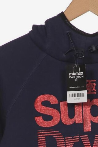 Superdry Sweatshirt & Zip-Up Hoodie in M in Blue
