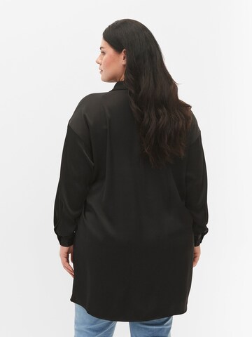 Zizzi Bluse 'MDANI' in Schwarz