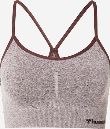 Hummel Sport bh in Bruin: voorkant