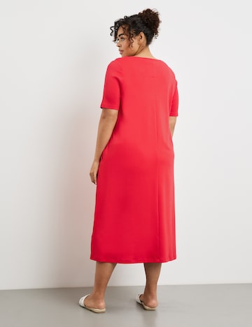 SAMOON Kleid (GOTS) in Rot