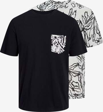 T-Shirt 'LAFAYETTE' JACK & JONES en noir : devant