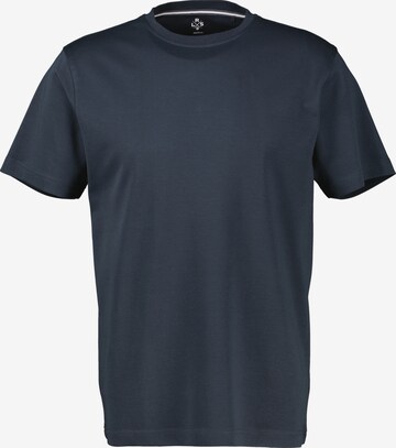 T-Shirt LRS en bleu : devant