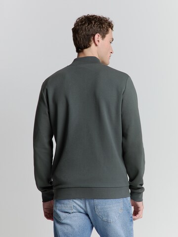 No Excess - Sudadera con cremallera en verde
