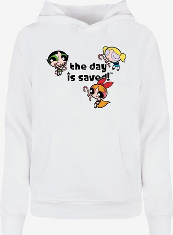 ABSOLUTE CULT Sweatshirt 'The Powerpuff Girls - The Day Is Saved' in Weiß: predná strana