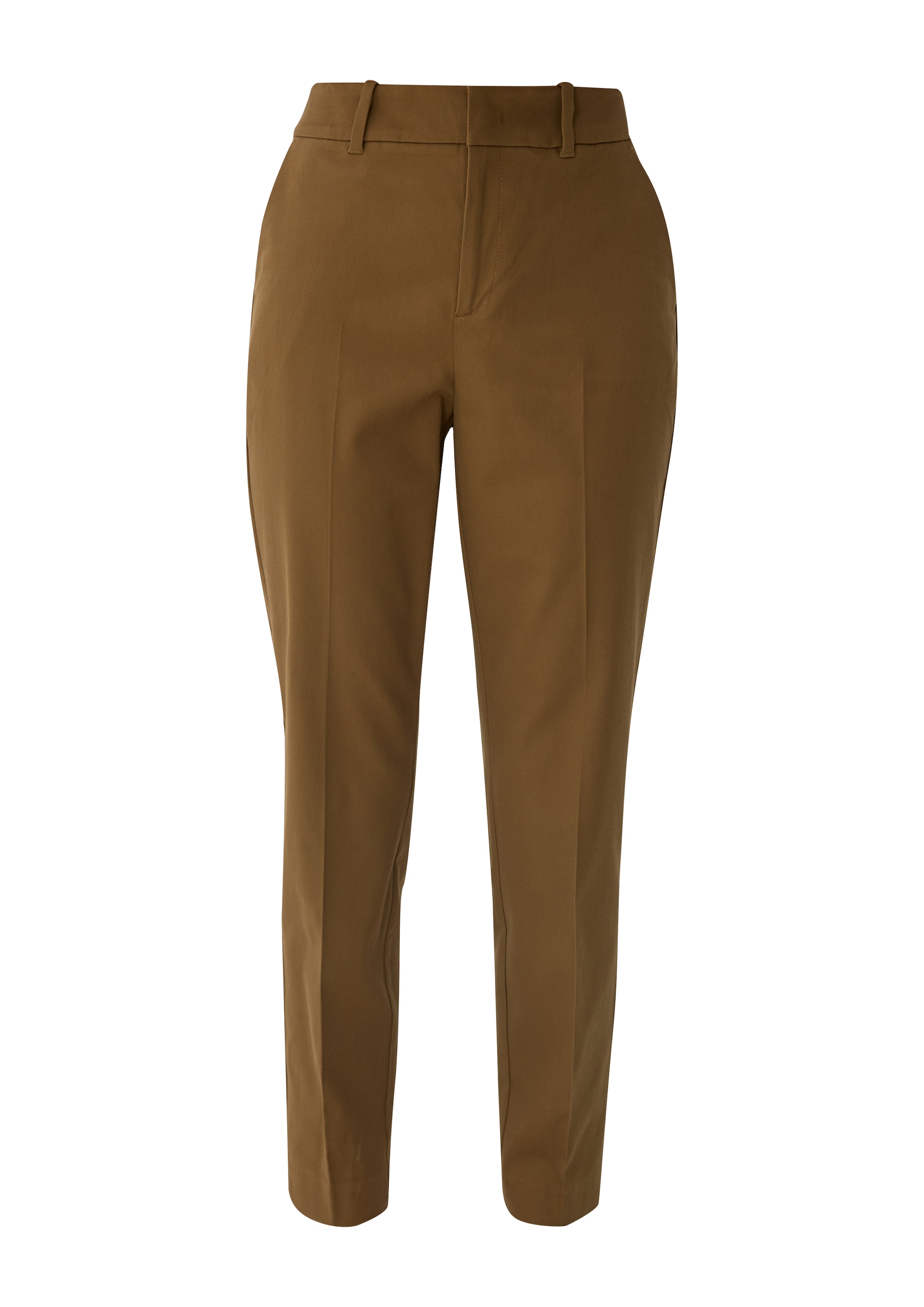 s.Oliver Slim fit Chino trousers in Green: front