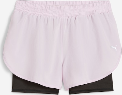 PUMA Pantalon de sport en rose pastel / noir / argent, Vue avec produit
