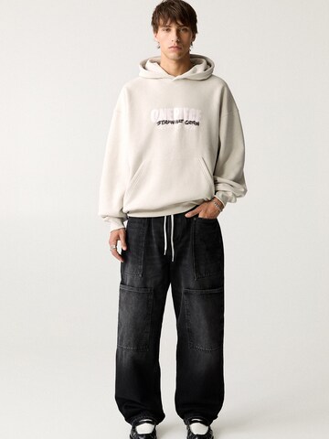 Pull&Bear Sweatshirt i beige