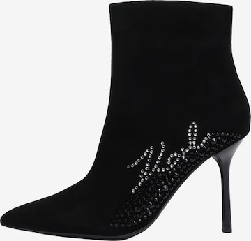 Karl Lagerfeld Ankle Boots in Black: front
