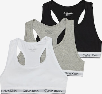 Calvin Klein Underwear Bustier Modrček | siva barva: sprednja stran