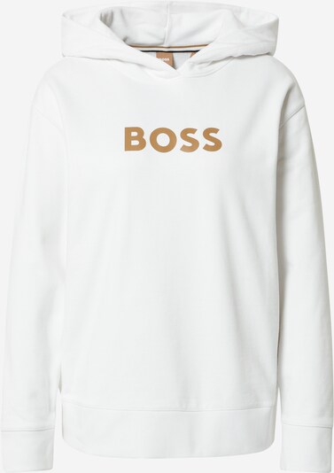 BOSS Sweater majica 'Edelight' u cappuccino / bijela, Pregled proizvoda